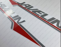 Javelin Boat Logo Decal Set of 2 x 30"